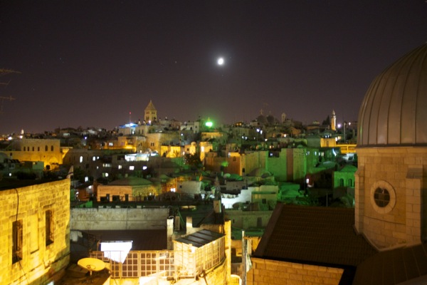 The complexion of the Old City nighttime landscape has morphed from amber glow to garish green in the last two years